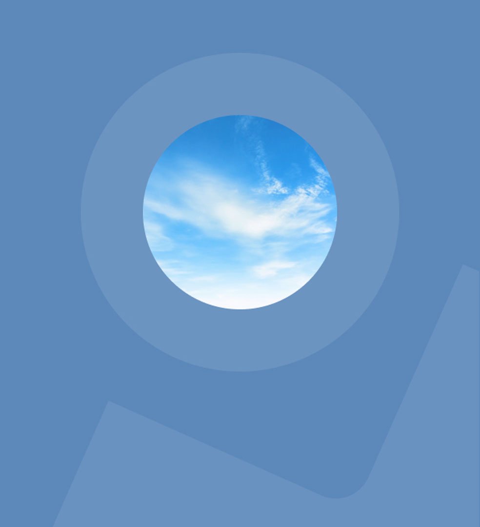 Blue sky with clouds